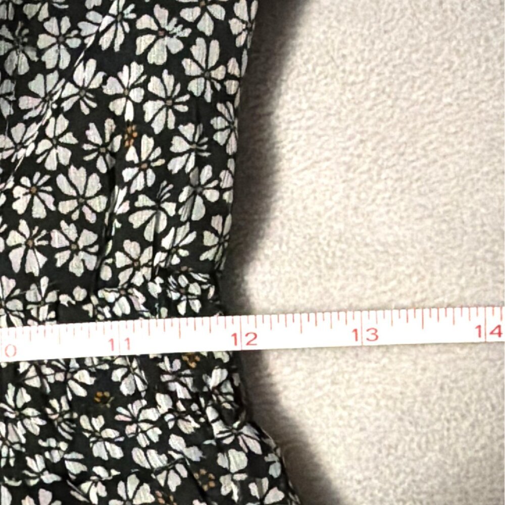 Abercrombie & Fitch Black Floral Halter Romper XS - Picture 6 of 8